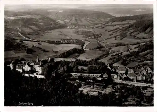 Ak Langenburg in Württemberg, Fliegeraufnahme