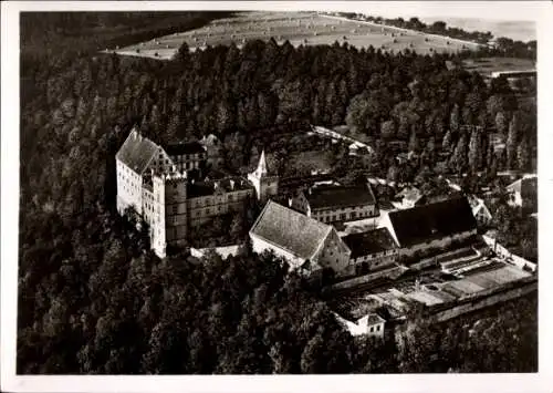 Ak Horb am Neckar, Fliegeraufnahme, Schloss Weitenburg