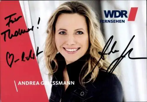 Ak Schauspielerin Andrea Griessmann, Portrait, Autogramm