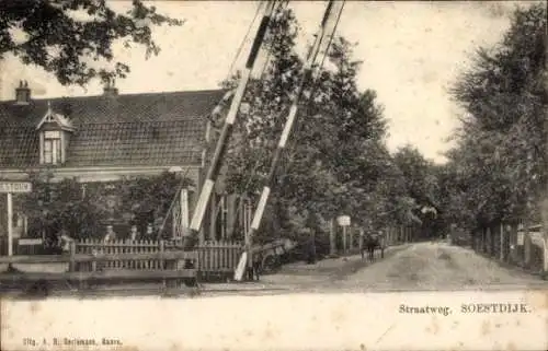 Ak Soestdijk Utrecht Nederland, Straatweg