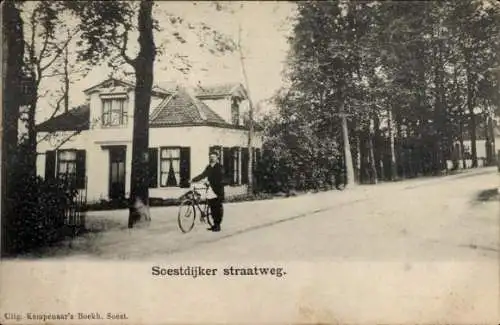 Ak Soestdijk Utrecht Nederland, Straatweg