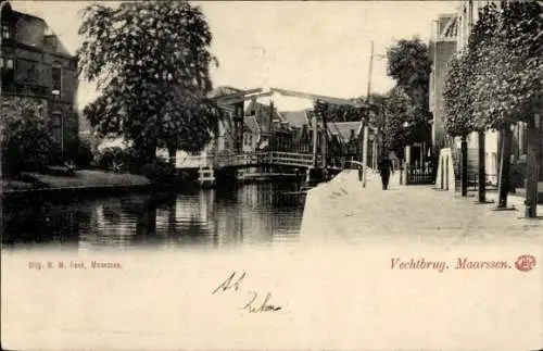 Ak Maarssen Utrecht, Vechtbrug