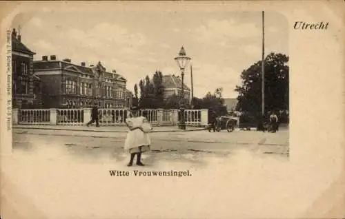 Ak Utrecht Nederland, Witte Vrouwensingel