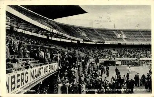 Ak Rotterdam Südholland Niederlande, Stadion Feijenoord, Tribüne