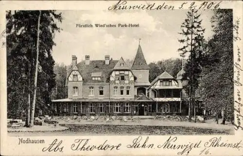 Ak Nodhausen Neuwied am Rhein, Fürstlich Wied'sches Park-Hotel