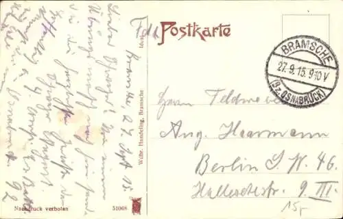 Ak Bramsche in Niedersachsen, Neustadt, Straßenpartie