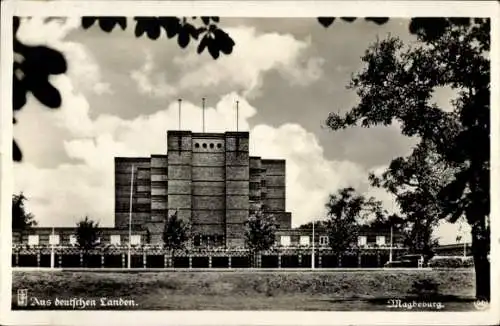 Ak Magdeburg an der Elbe, Die Stadthalle