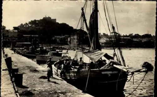 Ak Île de Porquerolles Îles d’Hyères Var, Hafen, Fort Sainte-Agathe