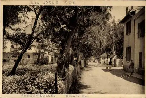 Ak Île de Porquerolles Îles d’Hyères Var, Grande Rue