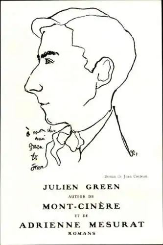 Ak Schriftsteller Julien Green, Portrait