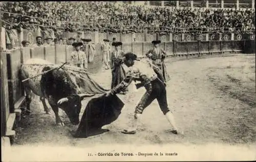 Ak Corrida de Toros, Despues de la muerte, Stierkampf