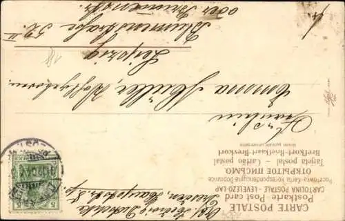 Ak Glückwunsch Neujahr, Mädchen, Klee, Kalender