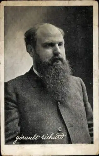 Ak Alfred Léon Gérault Richard, französischer Journalist, Portrait