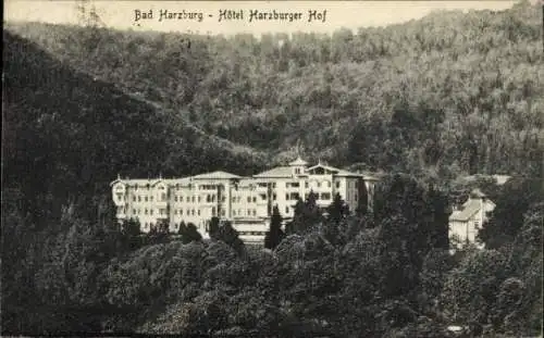 Ak Bad Harzburg im Harz, Hotel Harzburger Hof umgeben vom Wald