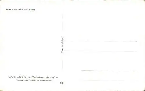 Künstler Ak Wodzinowski, W., Tanzende Personen in polnischen Volkstrachten