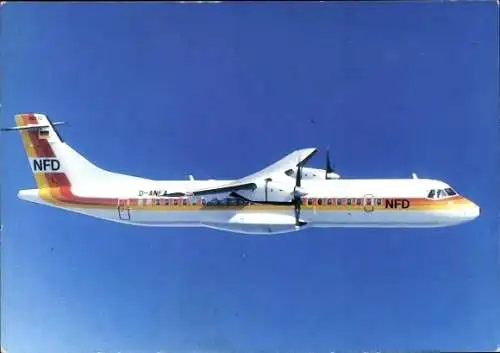 Ak Flugzeug ATR 72, NFD Luftverkehrs AG