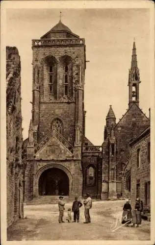 Ak Locronan Finistère, Kirche