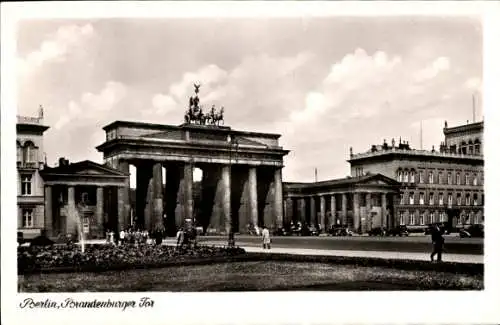 Ak Berlin Mitte, Brandenburger Tor