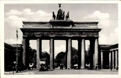 Ak Berlin Mitte, Brandenburger Tor