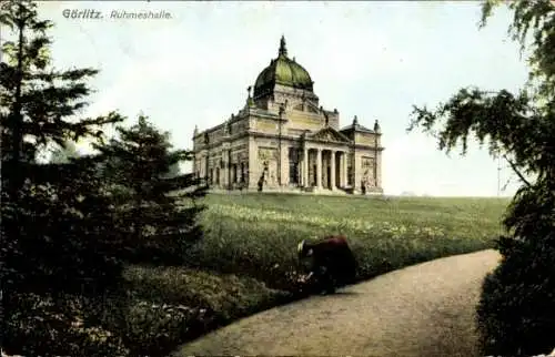 Ak Görlitz in der Lausitz, Ruhmeshalle