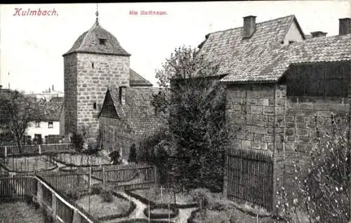 Ak Kulmbach in Oberfranken, Stadtmauer