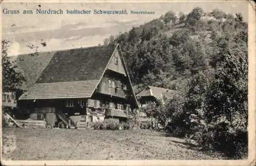 Ak Nordrach im Schwarzwald Baden, Bauernhaus