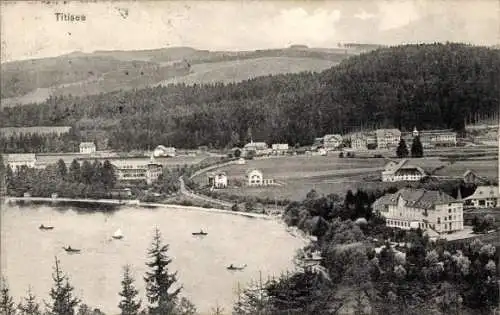 Ak Titisee Neustadt im Breisgau Hochschwarzwald, Gesamtansicht