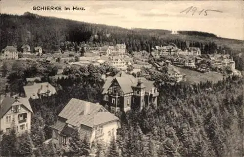 Ak Schierke Wernigerode im Harz, Gesamtansicht