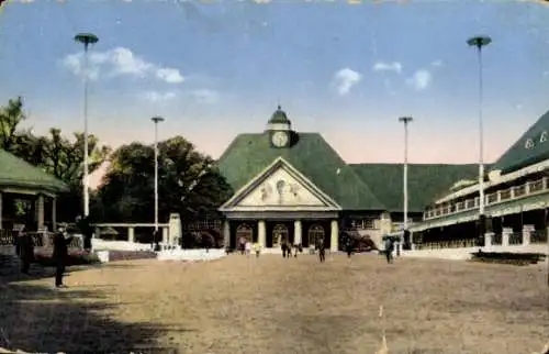 Ak Hamburg Altona, Gartenbauausstellung Mai - Oktober 1914, Hauptfestplatz m. Hauptausstellungshalle