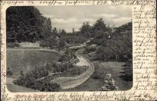 Ak Hamburg Nord Ohlsdorf, Landschaftsblick