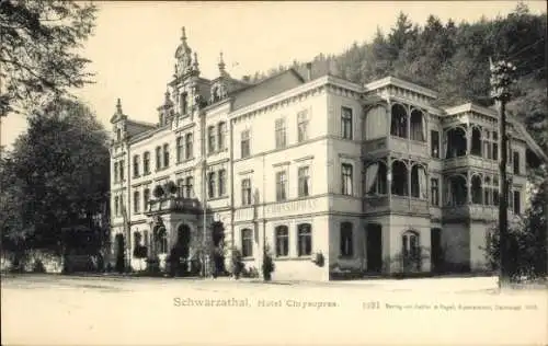 Ak Bad Blankenburg, Schwarzathal, Hotel Chrysopras