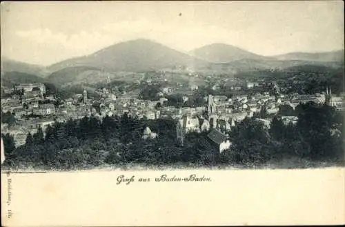 Ak Baden Baden am Schwarzwald, Gesamtansicht