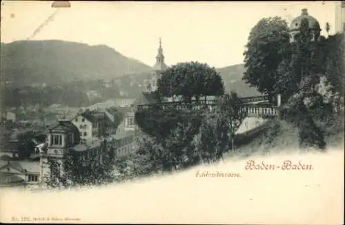 Ak Baden Baden am Schwarzwald, Schlossterrasse