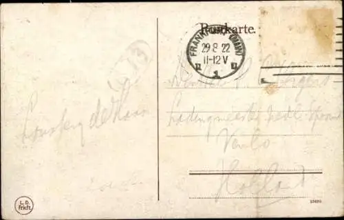 Ak Frankfurt am Main, Alte Brücke