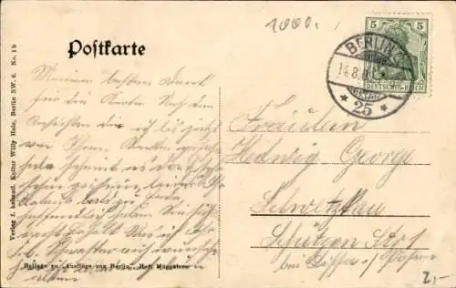 Ak Berlin Köpenick, Müggelberge, Bismarckwarte