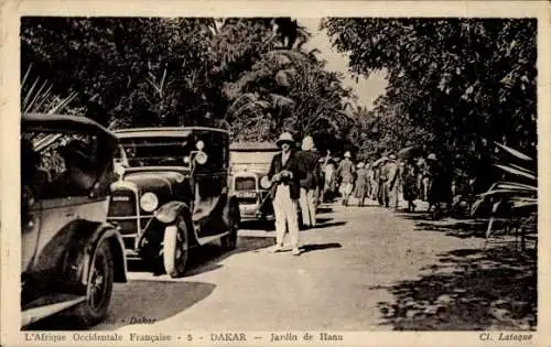 Ak Dakar Senegal, Garten von Hanu, Autos