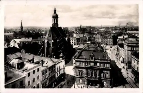 Ak Opava Troppau Region Mährisch Schlesien, Stadtbild, Kirche