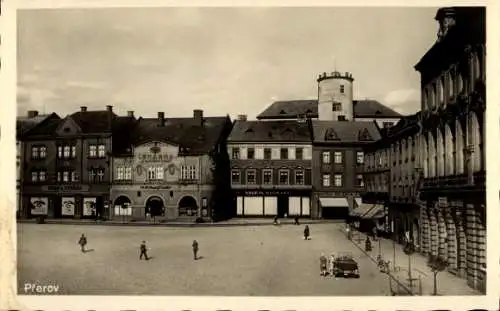 Ak Přerov Prerau Region Olmütz, Marktplatz