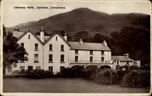 Ak Connemara County Galway Irland, Leenane Hotel