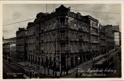 Ak Vigo Galicien Spanien, Bajada de Colon y Garcia Barbin