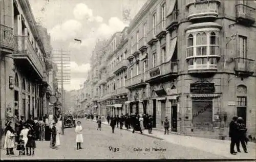 Ak Vigo Galicia España, Calle del Principe