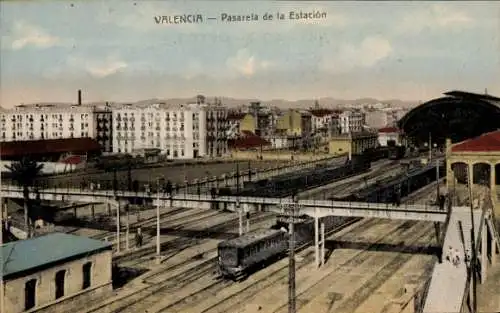 Ak ciudad de valencia españa, Pasarela de la Estacion