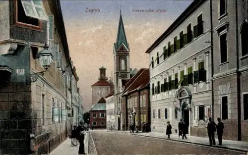 Ak Zagreb Kroatien, Gospodska Straße