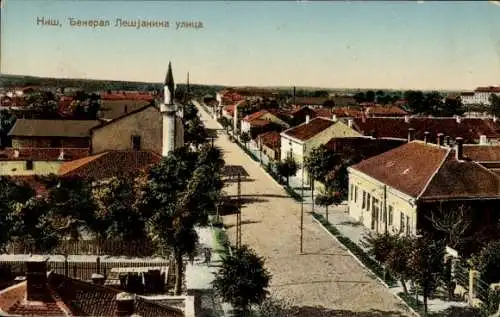 Ak Niš Nisch Serbien, Straßenpartie, Moschee