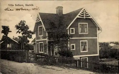 Ak Storvik Schweden, Villa Solhem