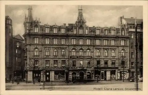 Ak Stockholm Schweden, Hotel Clara Larson