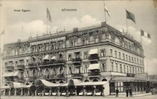 Ak Göteborg Schweden, Hotel Eggers