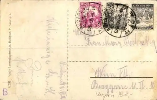 Passepartout Ak Hegyeshalom Straß Sommerein Ungarn, Kirche, Marktplatz