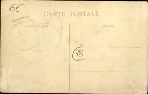 Ak Maule Yvelines, Brebis Southdown au paturage, Schafherde mit Hund