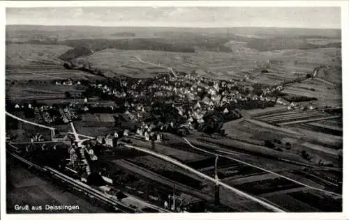 Ak Deißlingen am Neckar, Fliegeraufnahme